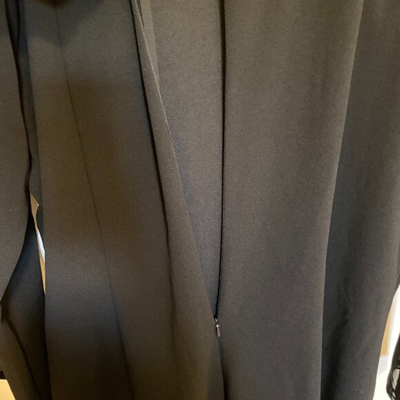 C Wonder by Christian Siriano Womens 1X (16W-18W) Runway Ruffle Dress Black NWOT - Picture 7 of 11